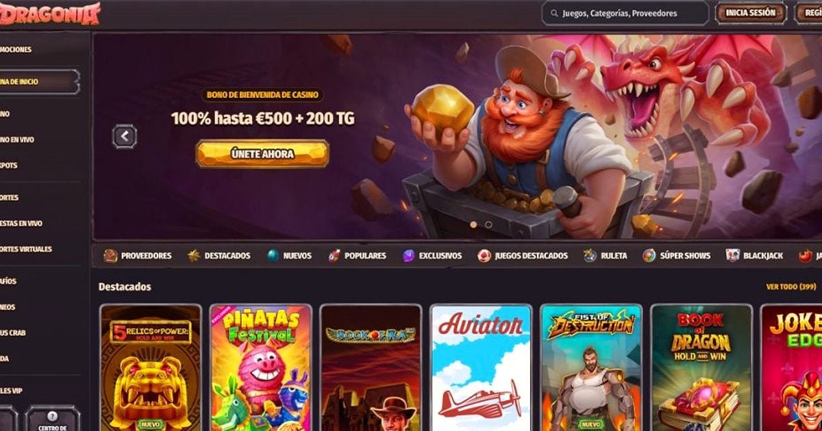 Dragonia condiciones de apuesta del bono